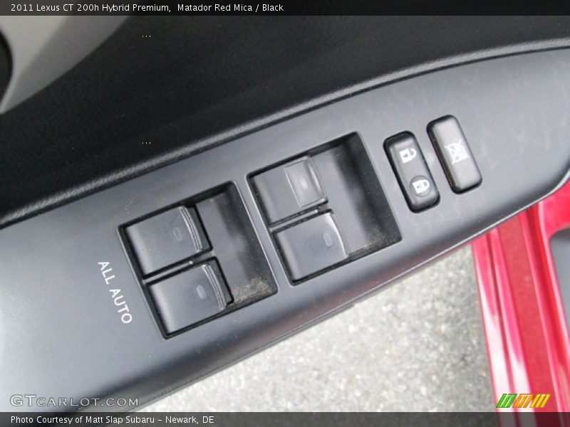 Matador Red Mica / Black 2011 Lexus CT 200h Hybrid Premium