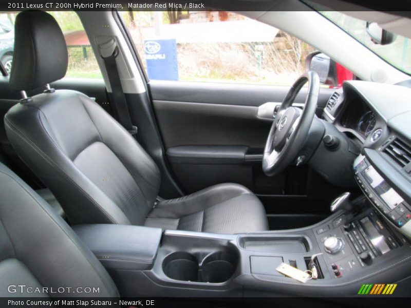 Matador Red Mica / Black 2011 Lexus CT 200h Hybrid Premium