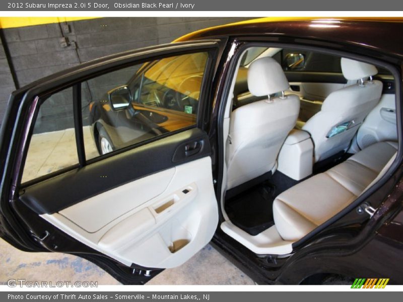 Obsidian Black Pearl / Ivory 2012 Subaru Impreza 2.0i 5 Door