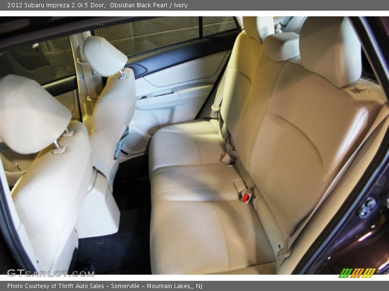 Obsidian Black Pearl / Ivory 2012 Subaru Impreza 2.0i 5 Door