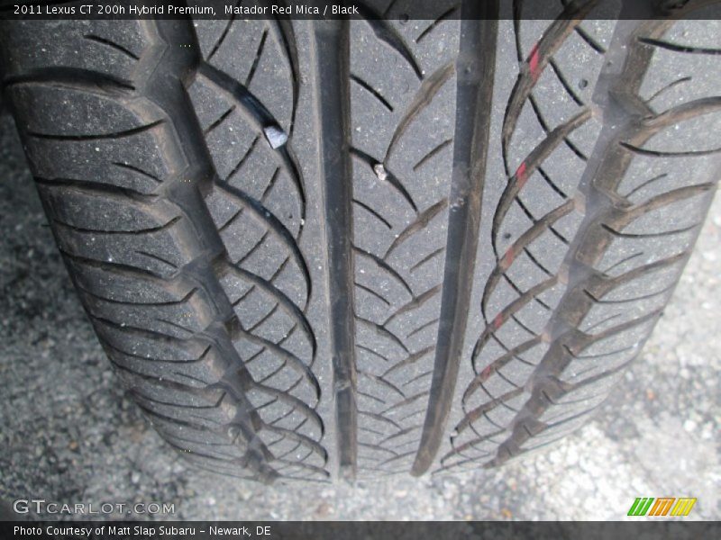 Matador Red Mica / Black 2011 Lexus CT 200h Hybrid Premium