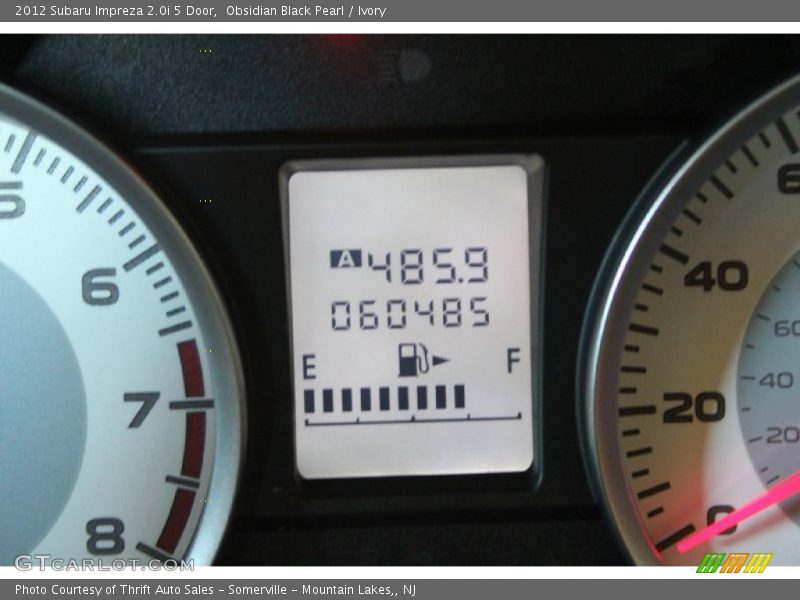 Obsidian Black Pearl / Ivory 2012 Subaru Impreza 2.0i 5 Door