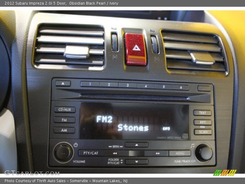 Obsidian Black Pearl / Ivory 2012 Subaru Impreza 2.0i 5 Door