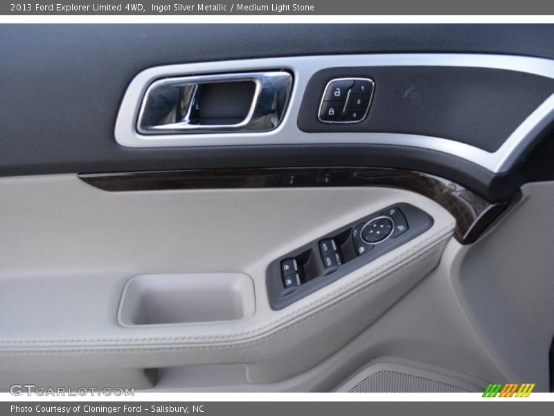 Ingot Silver Metallic / Medium Light Stone 2013 Ford Explorer Limited 4WD