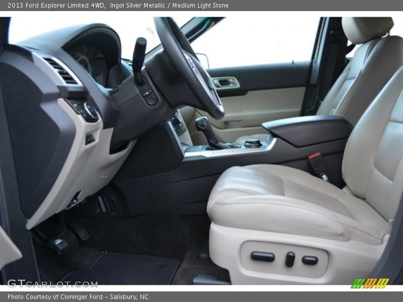 Ingot Silver Metallic / Medium Light Stone 2013 Ford Explorer Limited 4WD
