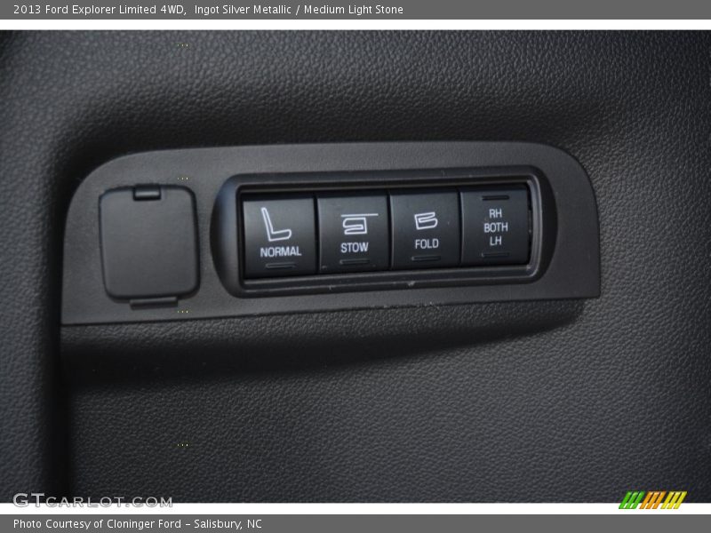 Ingot Silver Metallic / Medium Light Stone 2013 Ford Explorer Limited 4WD