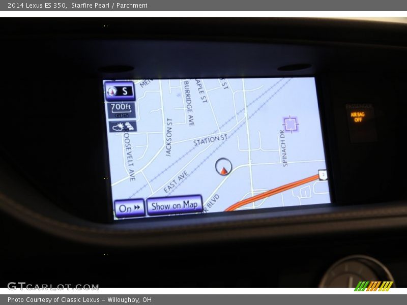 Starfire Pearl / Parchment 2014 Lexus ES 350