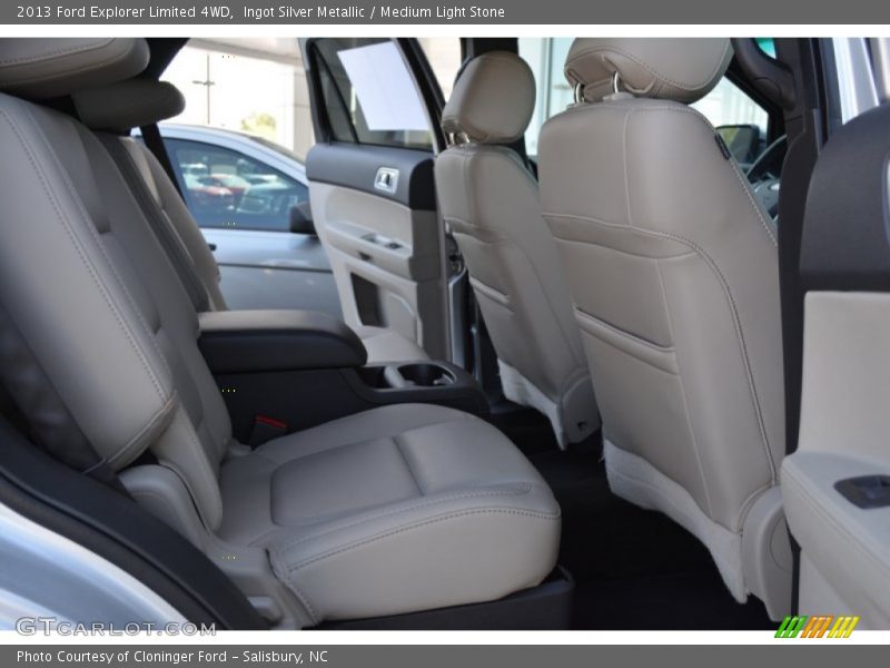 Ingot Silver Metallic / Medium Light Stone 2013 Ford Explorer Limited 4WD