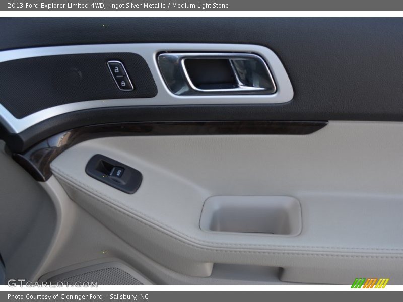 Ingot Silver Metallic / Medium Light Stone 2013 Ford Explorer Limited 4WD