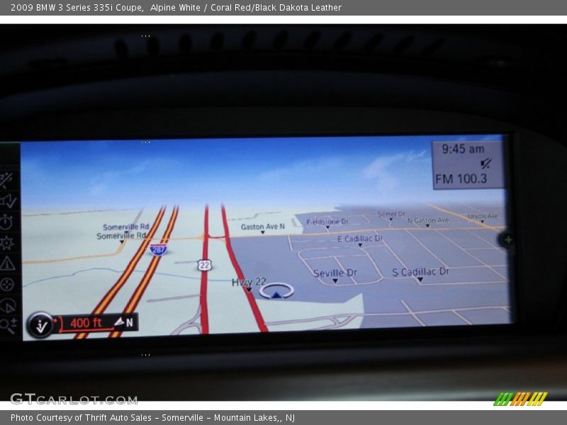 Alpine White / Coral Red/Black Dakota Leather 2009 BMW 3 Series 335i Coupe