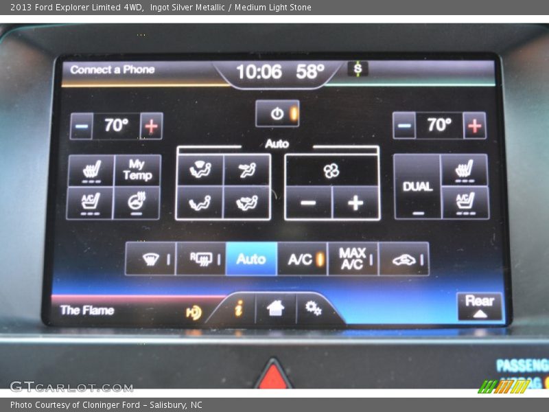 Ingot Silver Metallic / Medium Light Stone 2013 Ford Explorer Limited 4WD