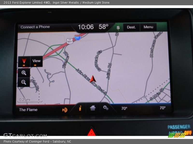 Ingot Silver Metallic / Medium Light Stone 2013 Ford Explorer Limited 4WD