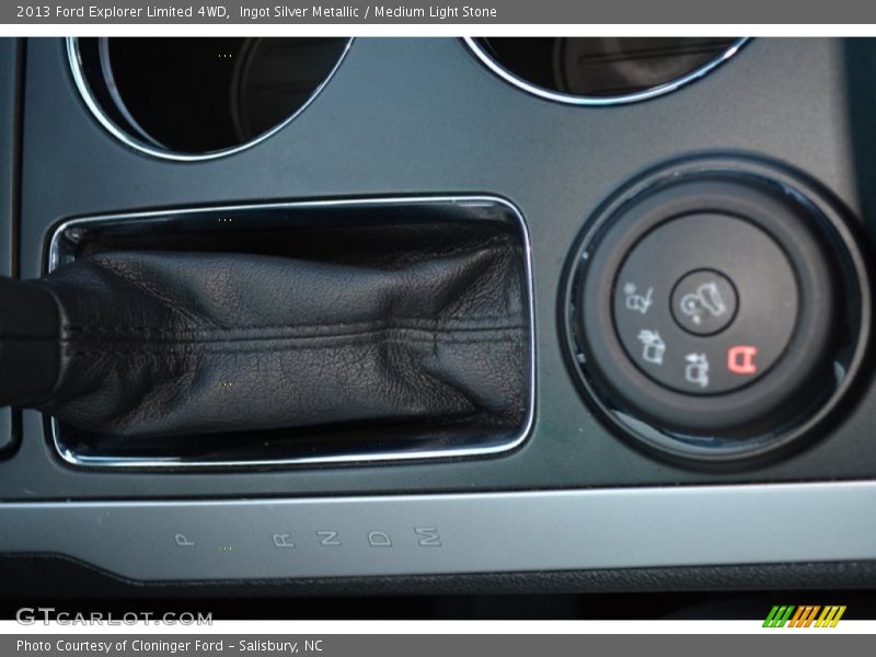 Ingot Silver Metallic / Medium Light Stone 2013 Ford Explorer Limited 4WD