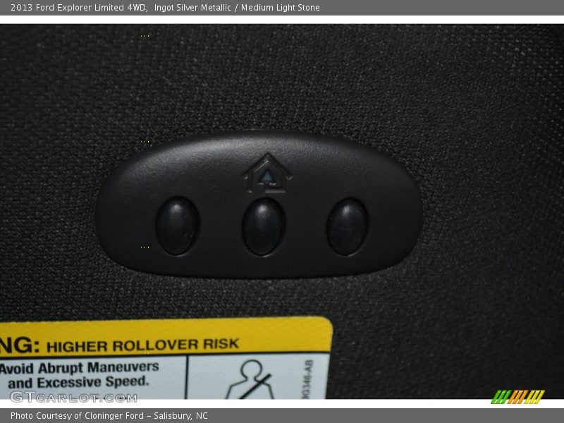 Ingot Silver Metallic / Medium Light Stone 2013 Ford Explorer Limited 4WD