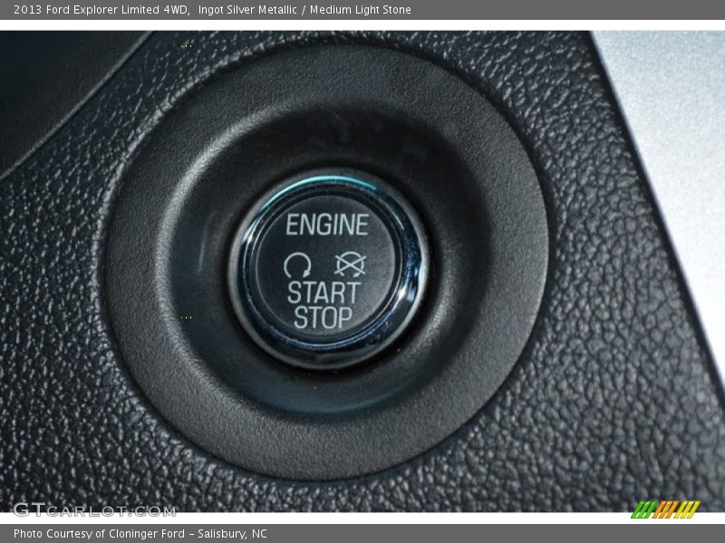 Ingot Silver Metallic / Medium Light Stone 2013 Ford Explorer Limited 4WD