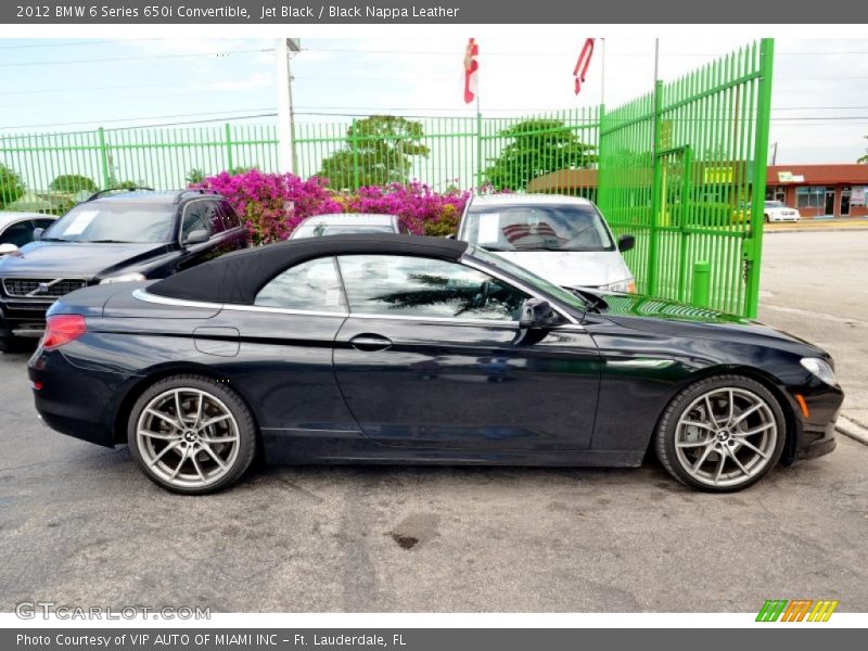  2012 6 Series 650i Convertible Jet Black