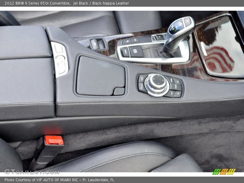 Controls of 2012 6 Series 650i Convertible