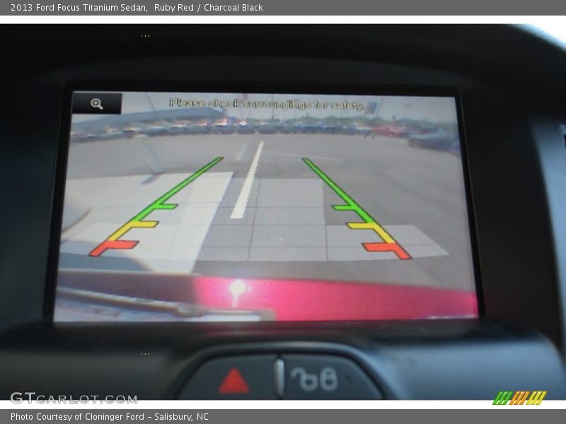 Ruby Red / Charcoal Black 2013 Ford Focus Titanium Sedan