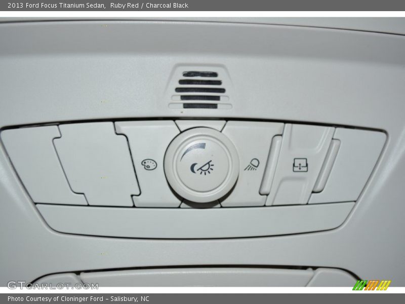 Ruby Red / Charcoal Black 2013 Ford Focus Titanium Sedan