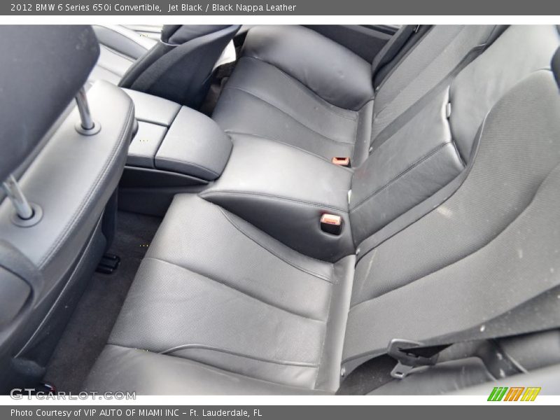 Jet Black / Black Nappa Leather 2012 BMW 6 Series 650i Convertible