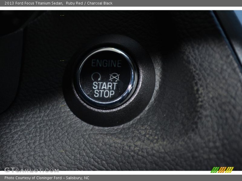 Ruby Red / Charcoal Black 2013 Ford Focus Titanium Sedan