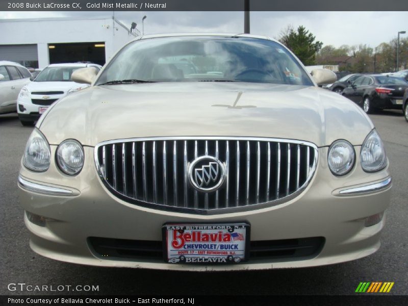 Gold Mist Metallic / Neutral 2008 Buick LaCrosse CX