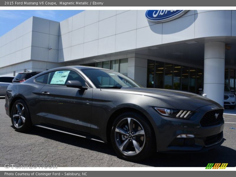 Magnetic Metallic / Ebony 2015 Ford Mustang V6 Coupe