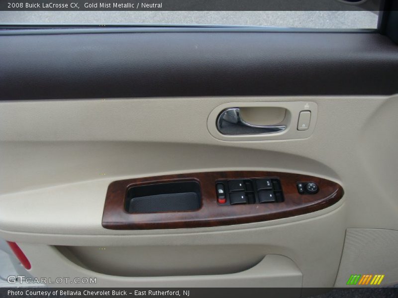 Gold Mist Metallic / Neutral 2008 Buick LaCrosse CX