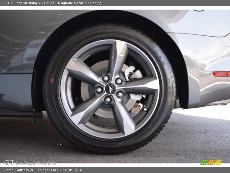 Magnetic Metallic / Ebony 2015 Ford Mustang V6 Coupe