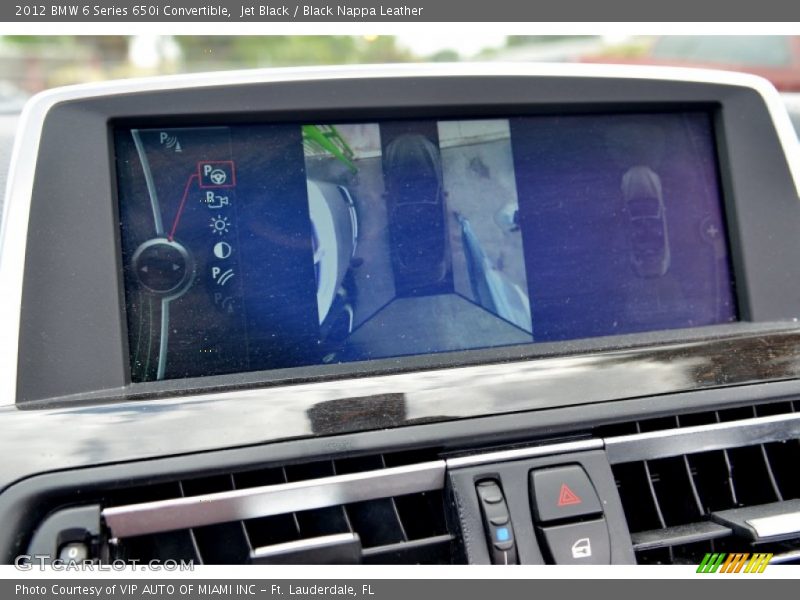 Jet Black / Black Nappa Leather 2012 BMW 6 Series 650i Convertible