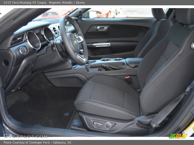 Magnetic Metallic / Ebony 2015 Ford Mustang V6 Coupe