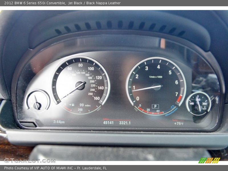  2012 6 Series 650i Convertible 650i Convertible Gauges