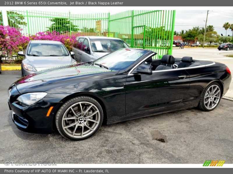  2012 6 Series 650i Convertible Jet Black