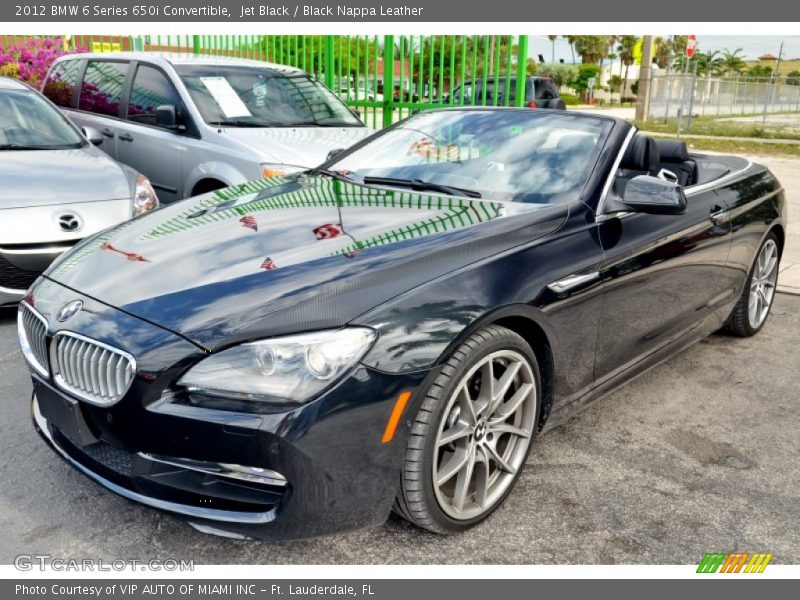Front 3/4 View of 2012 6 Series 650i Convertible