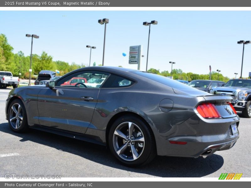 Magnetic Metallic / Ebony 2015 Ford Mustang V6 Coupe