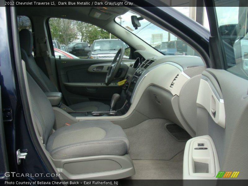 Dark Blue Metallic / Dark Gray/Light Gray 2012 Chevrolet Traverse LS
