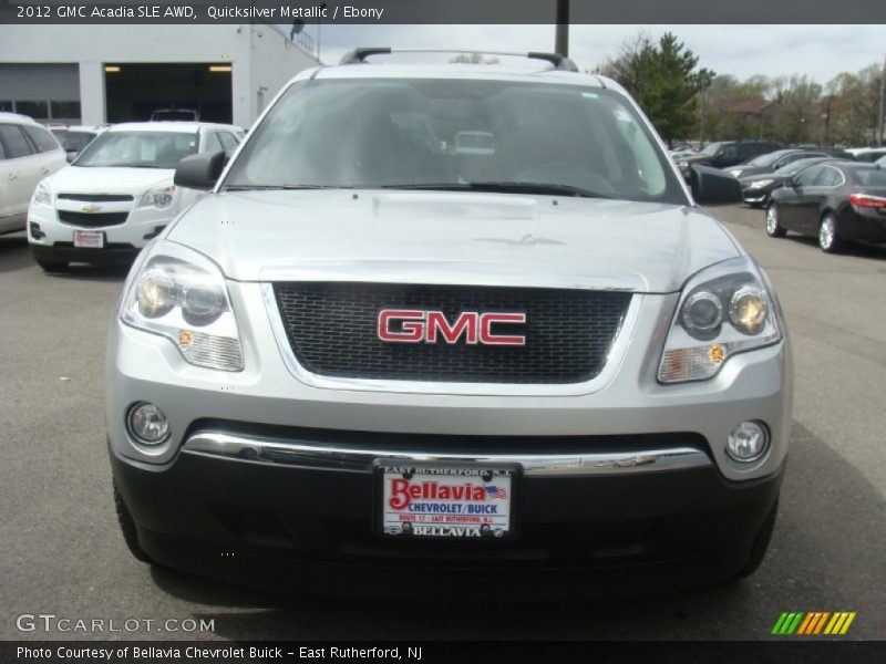 Quicksilver Metallic / Ebony 2012 GMC Acadia SLE AWD