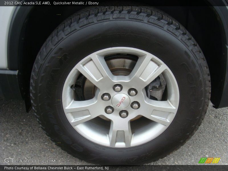 Quicksilver Metallic / Ebony 2012 GMC Acadia SLE AWD