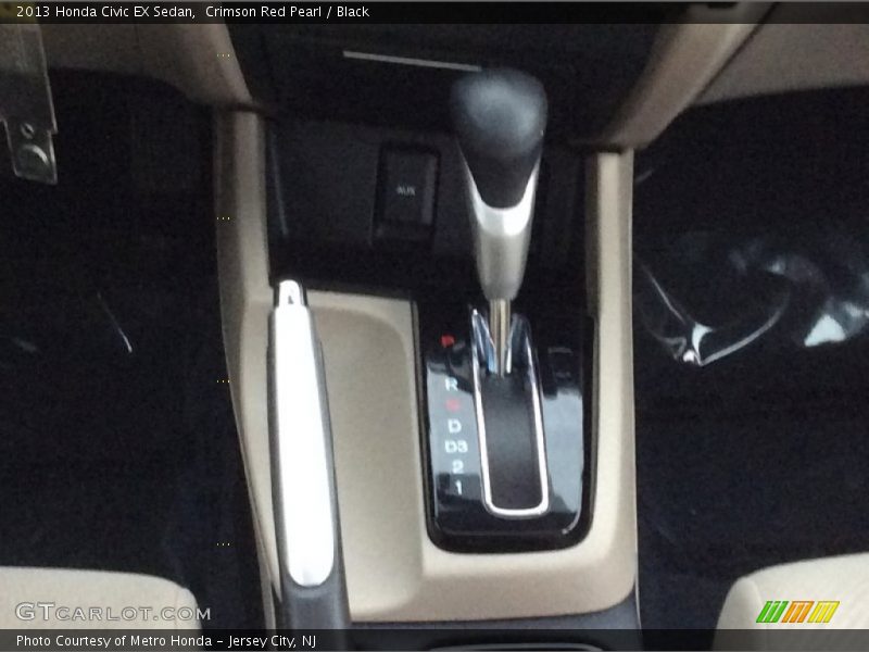 Crimson Red Pearl / Black 2013 Honda Civic EX Sedan