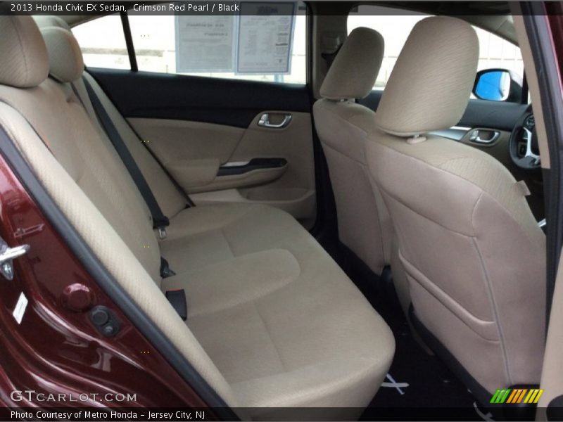Crimson Red Pearl / Black 2013 Honda Civic EX Sedan