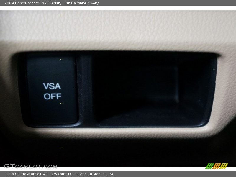 Taffeta White / Ivory 2009 Honda Accord LX-P Sedan