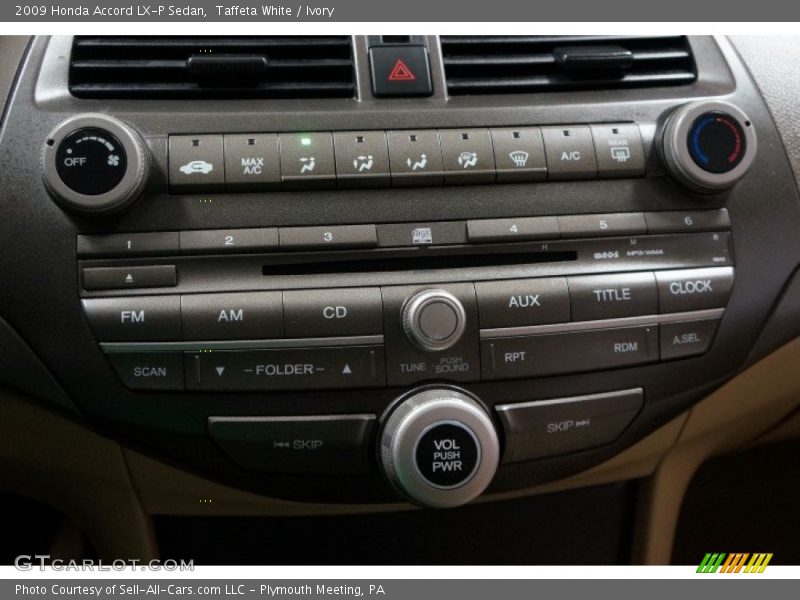 Taffeta White / Ivory 2009 Honda Accord LX-P Sedan