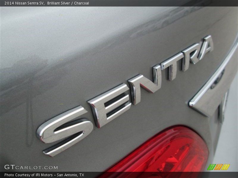 Brilliant Silver / Charcoal 2014 Nissan Sentra SV