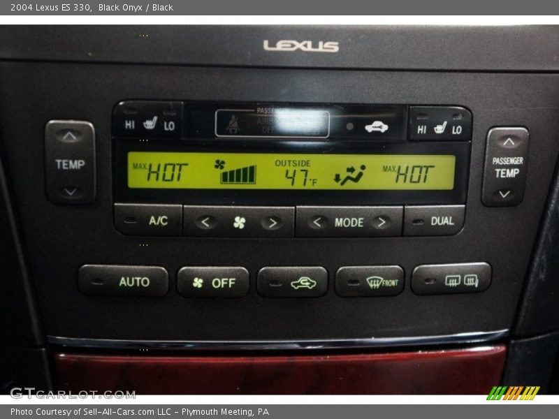 Black Onyx / Black 2004 Lexus ES 330