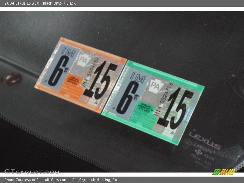 Black Onyx / Black 2004 Lexus ES 330