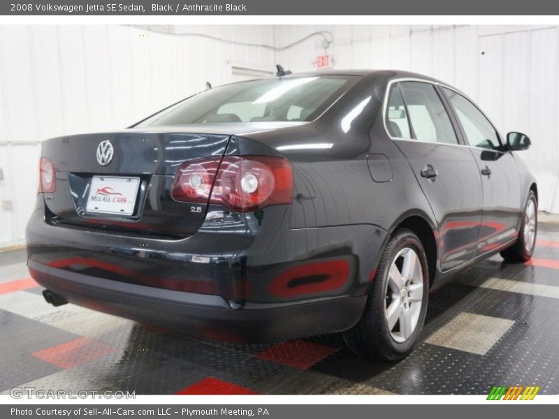 Black / Anthracite Black 2008 Volkswagen Jetta SE Sedan