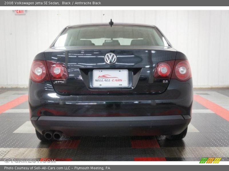 Black / Anthracite Black 2008 Volkswagen Jetta SE Sedan