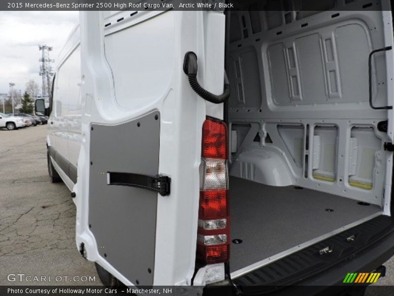 Arctic White / Black 2015 Mercedes-Benz Sprinter 2500 High Roof Cargo Van