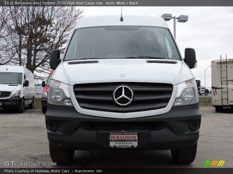 Arctic White / Black 2015 Mercedes-Benz Sprinter 2500 High Roof Cargo Van