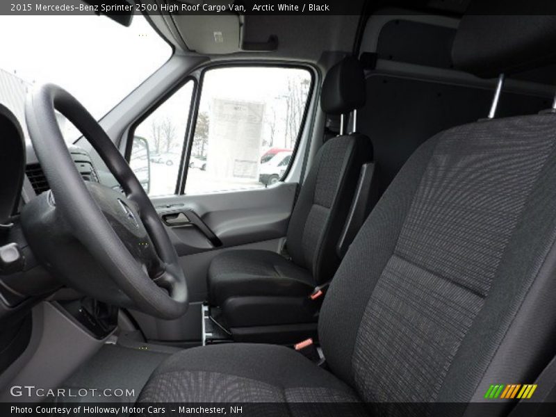 Arctic White / Black 2015 Mercedes-Benz Sprinter 2500 High Roof Cargo Van